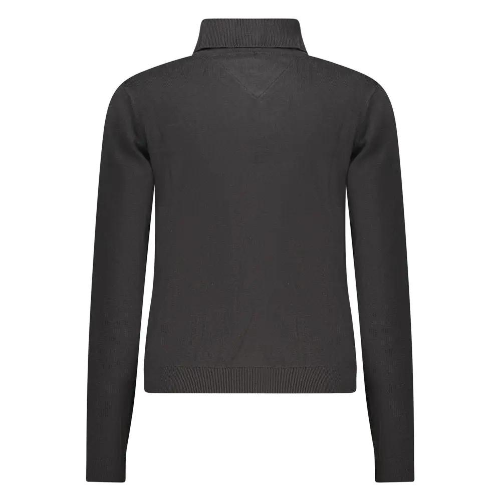 Tommy Hilfiger Black Cotton Women Sweater