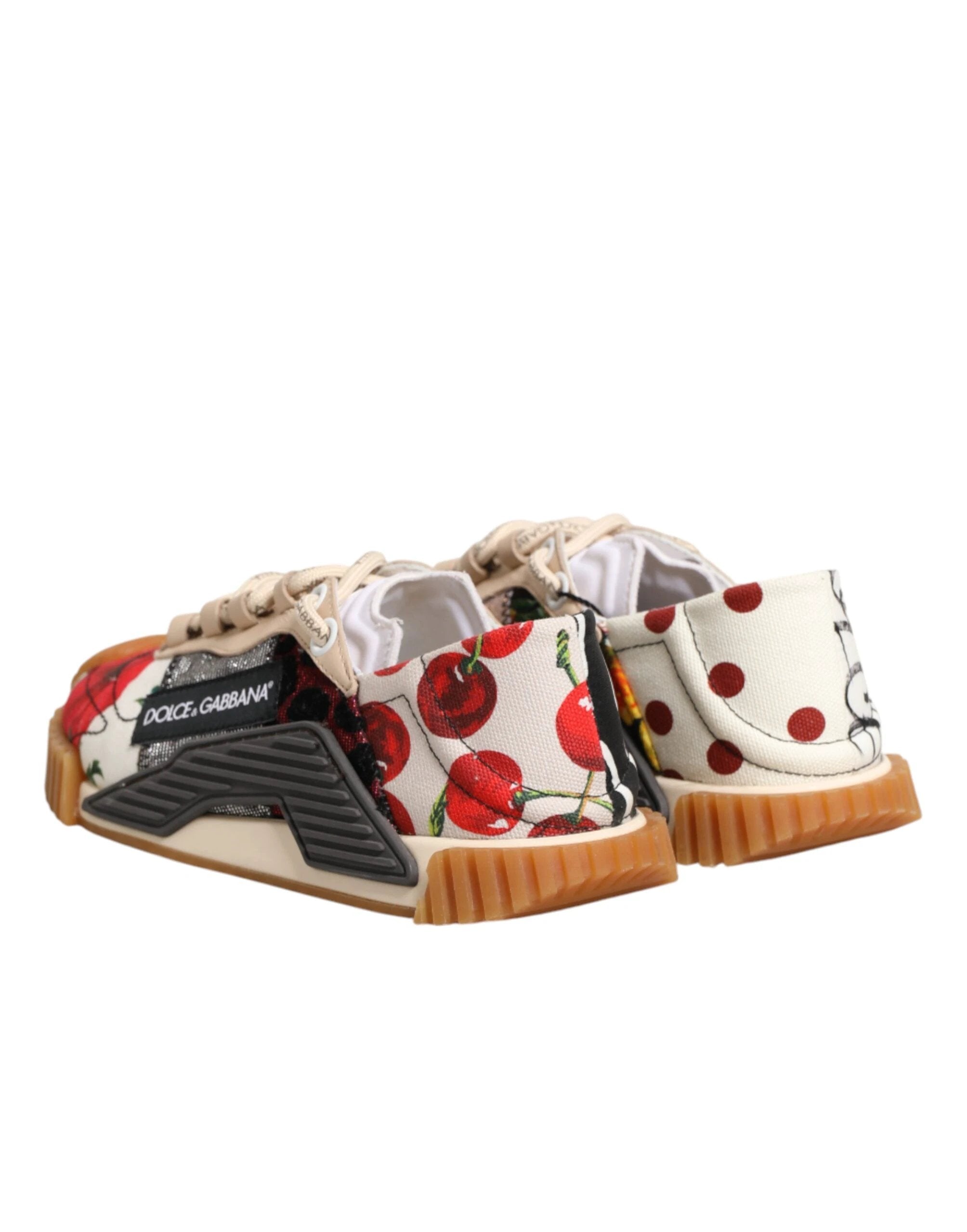 Dolce & Gabbana Multicolor Logo Low Top NS1 Sneakers Shoes by Dolce & Gabbana