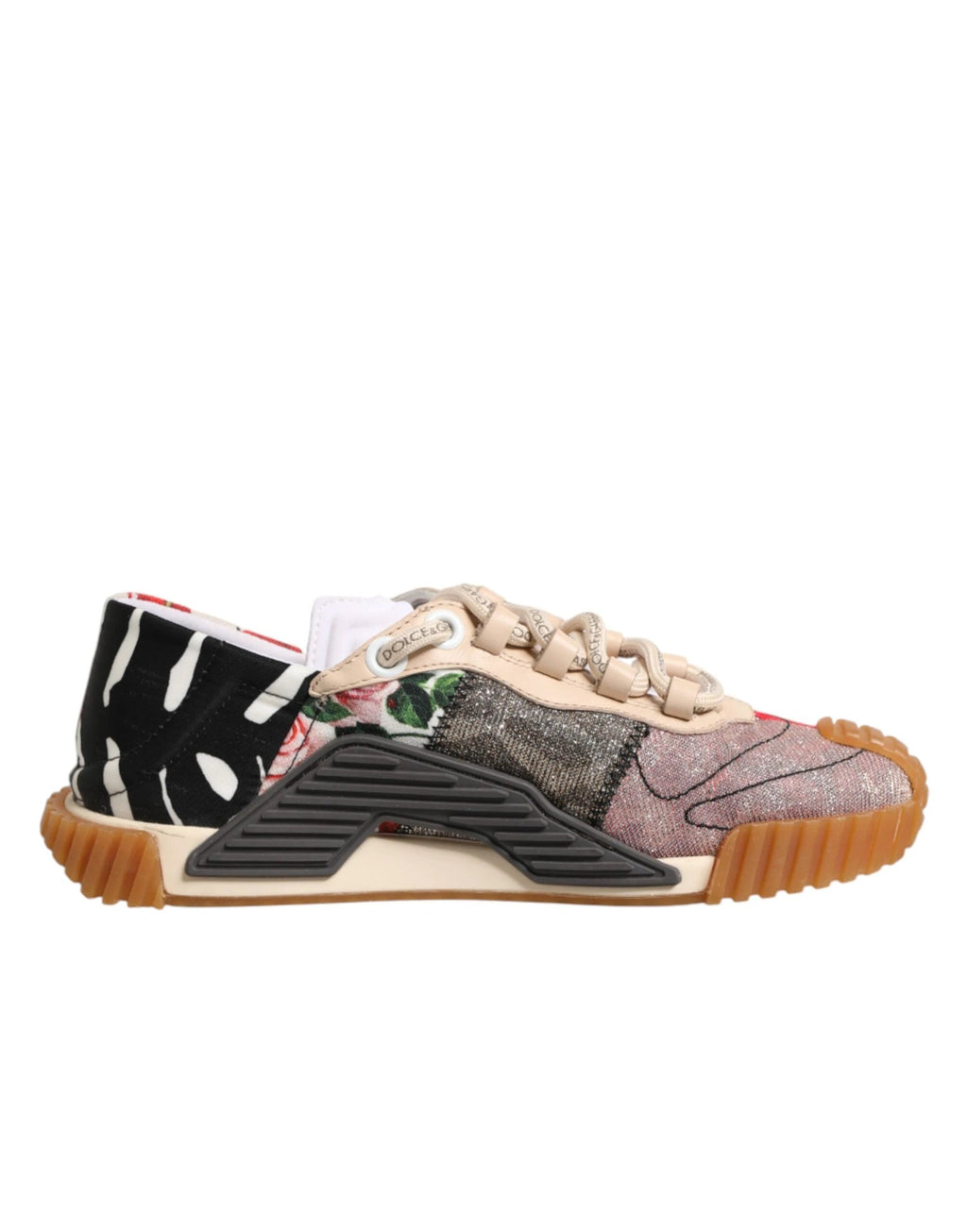 Dolce & Gabbana Multicolor Logo Low Top NS1 Sneakers Shoes by Dolce & Gabbana