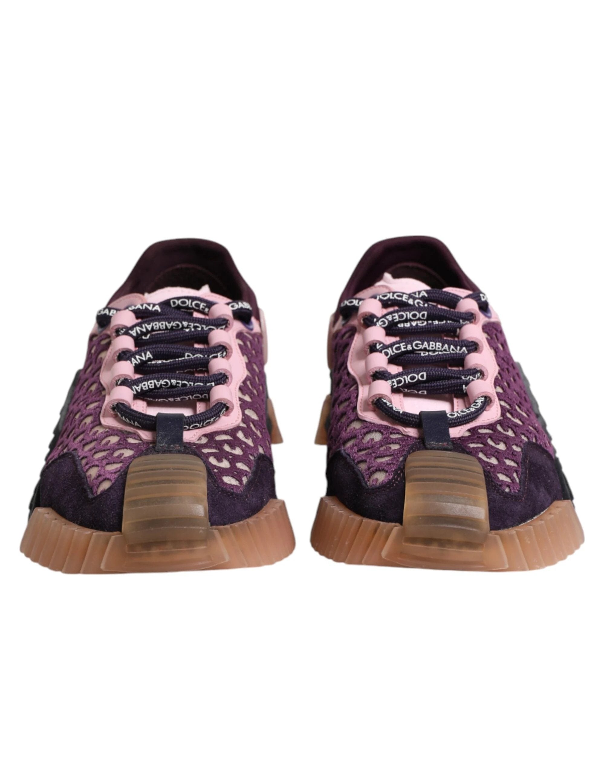 Dolce & Gabbana Multicolor Logo Low Top NS1 Sneakers Shoes by Dolce & Gabbana