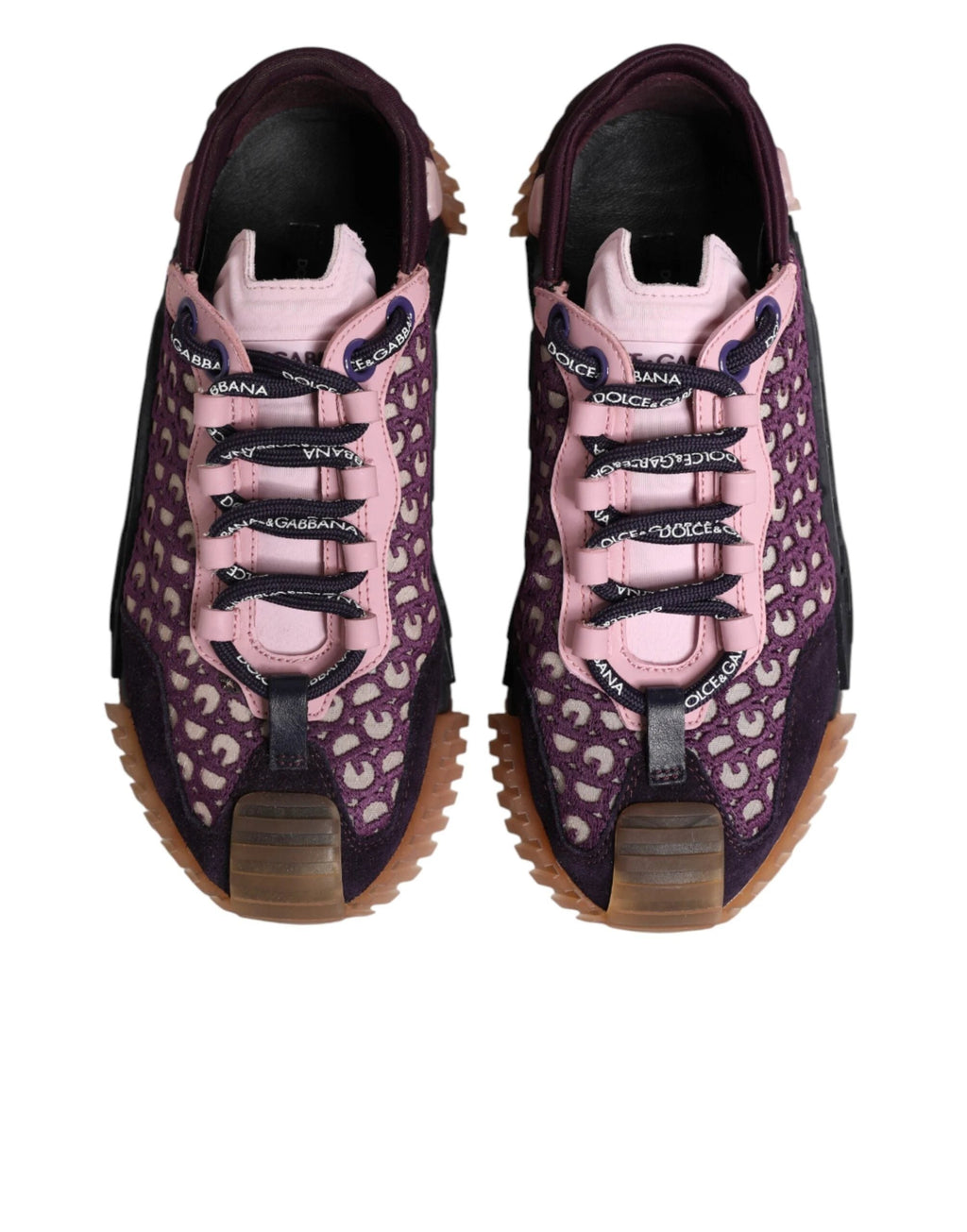 Dolce & Gabbana Multicolor Logo Low Top NS1 Sneakers Shoes by Dolce & Gabbana