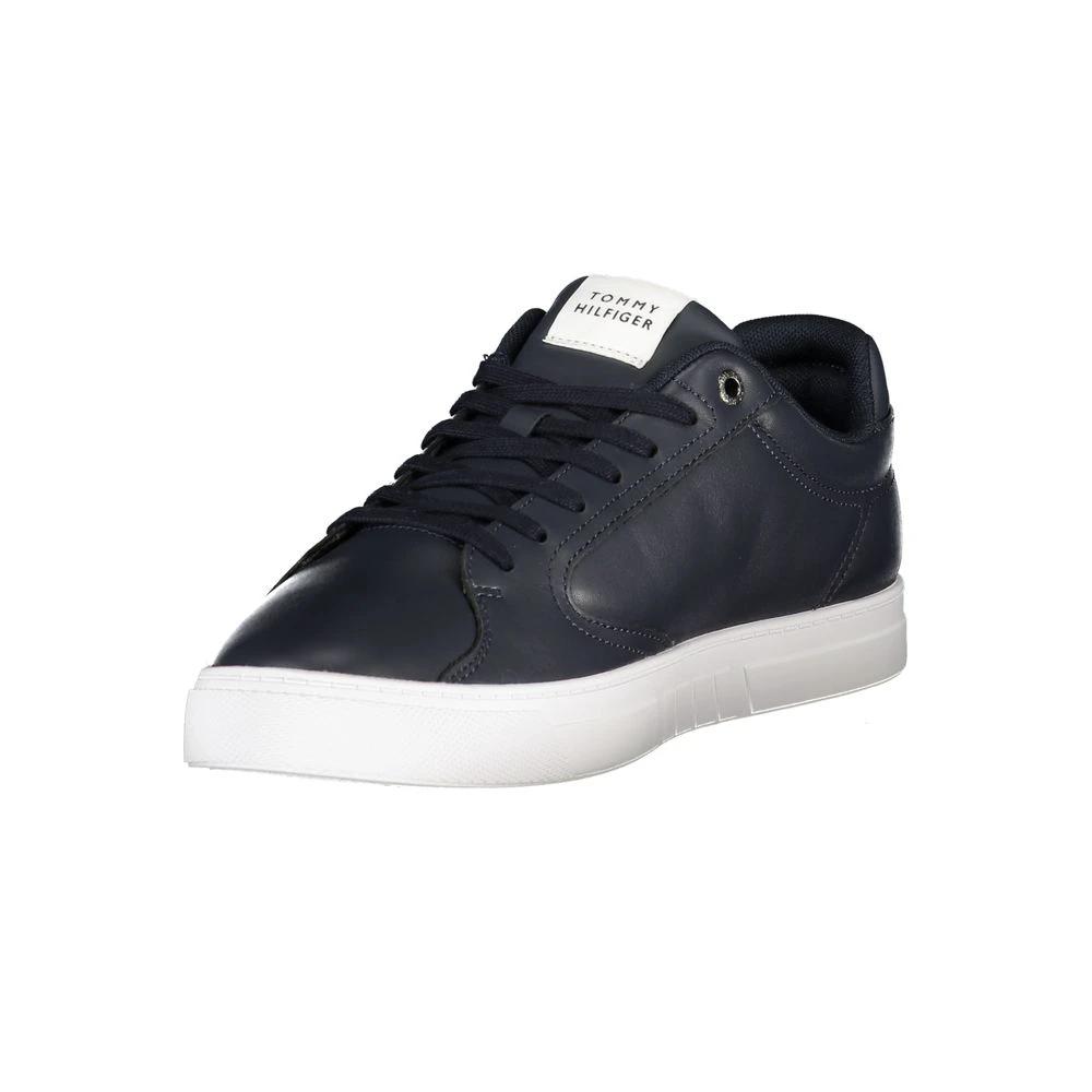 Tommy Hilfiger Blue Polyester Men Sneaker Tommy Hilfiger
