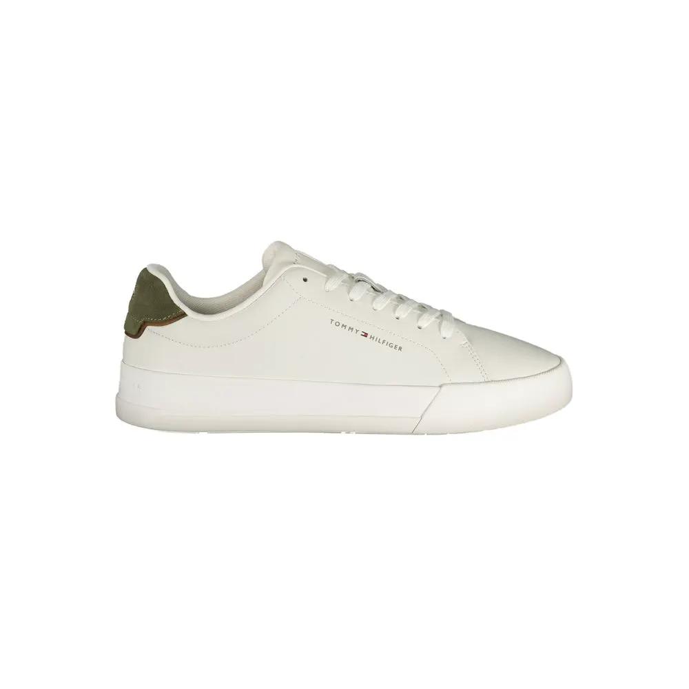 Tommy Hilfiger Tommy Hilfiger White Polyurethane Men Sneaker