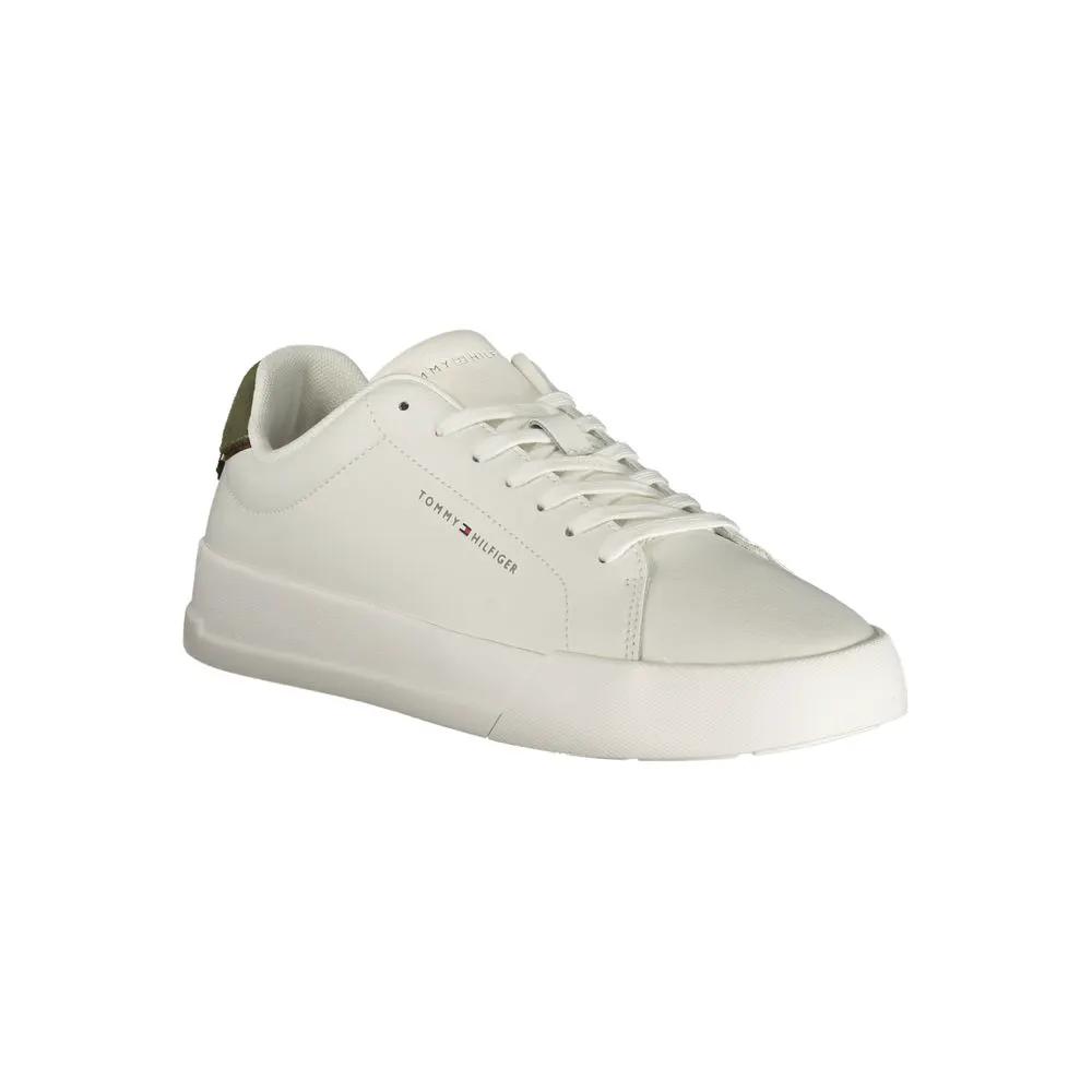 Tommy Hilfiger Tommy Hilfiger White Polyurethane Men Sneaker