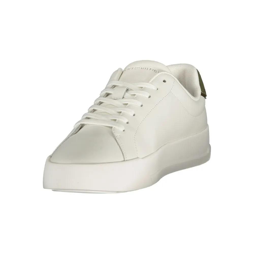 Tommy Hilfiger Tommy Hilfiger White Polyurethane Men Sneaker