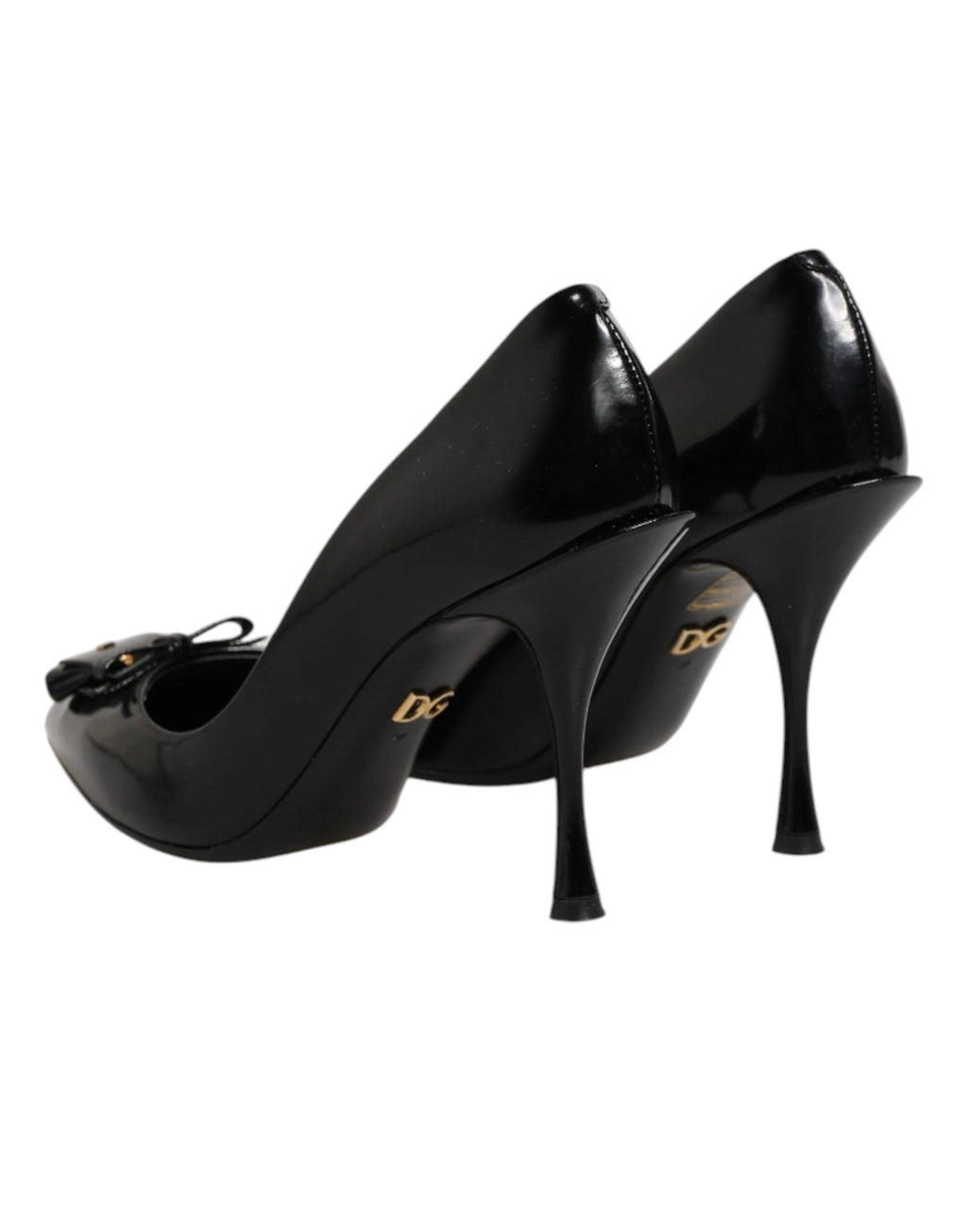 Dolce & Gabbana Black Bag Embellished Heels Pumps Shoes by Dolce & Gabbana