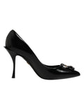 Dolce & Gabbana Black Bag Embellished Heels Pumps Shoes by Dolce & Gabbana