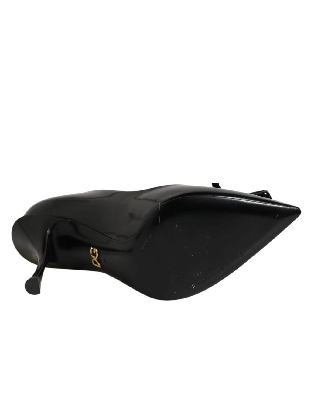 Dolce & Gabbana Black Bag Embellished Heels Pumps Shoes by Dolce & Gabbana