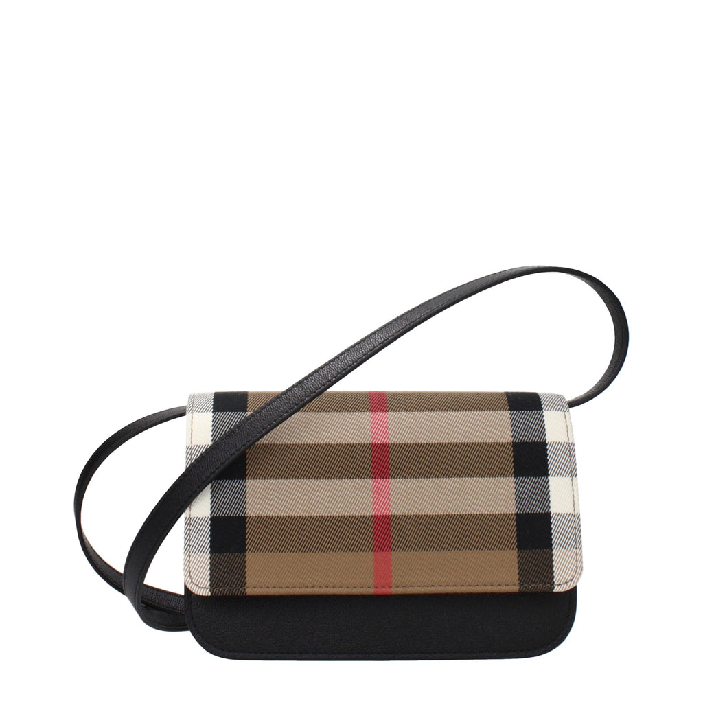 Pochette Burberry en tissu beige
