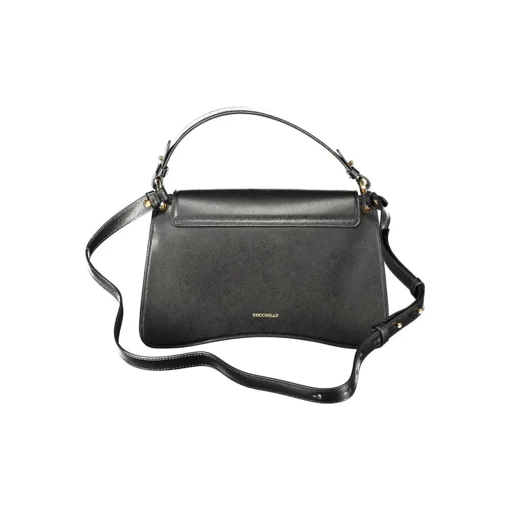 Sac à main femme Coccinelle en cuir noir