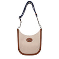 Sac bandoulière en tissu beige Valentino Garavani