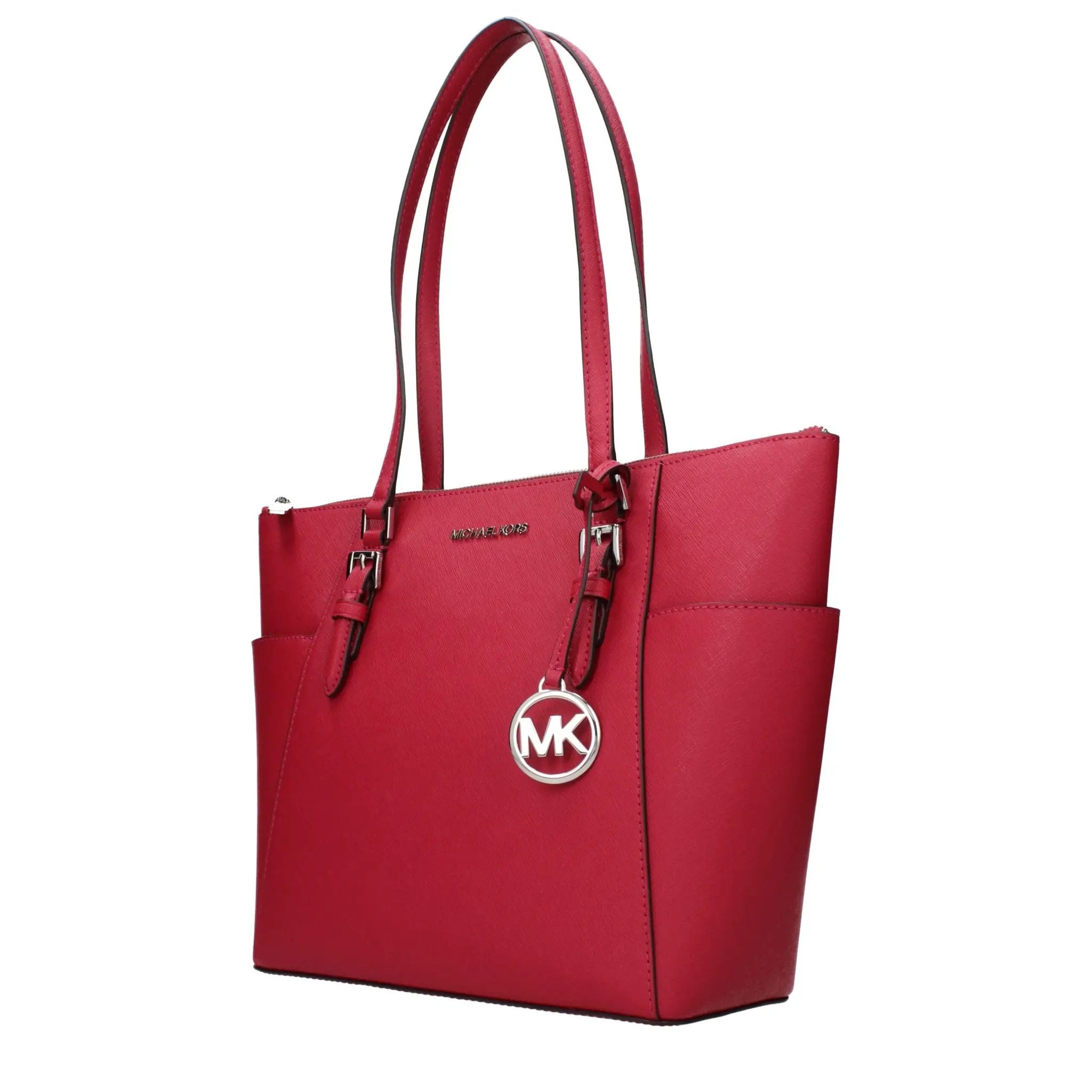 Sac bandoulière en cuir rouge Michael Kors