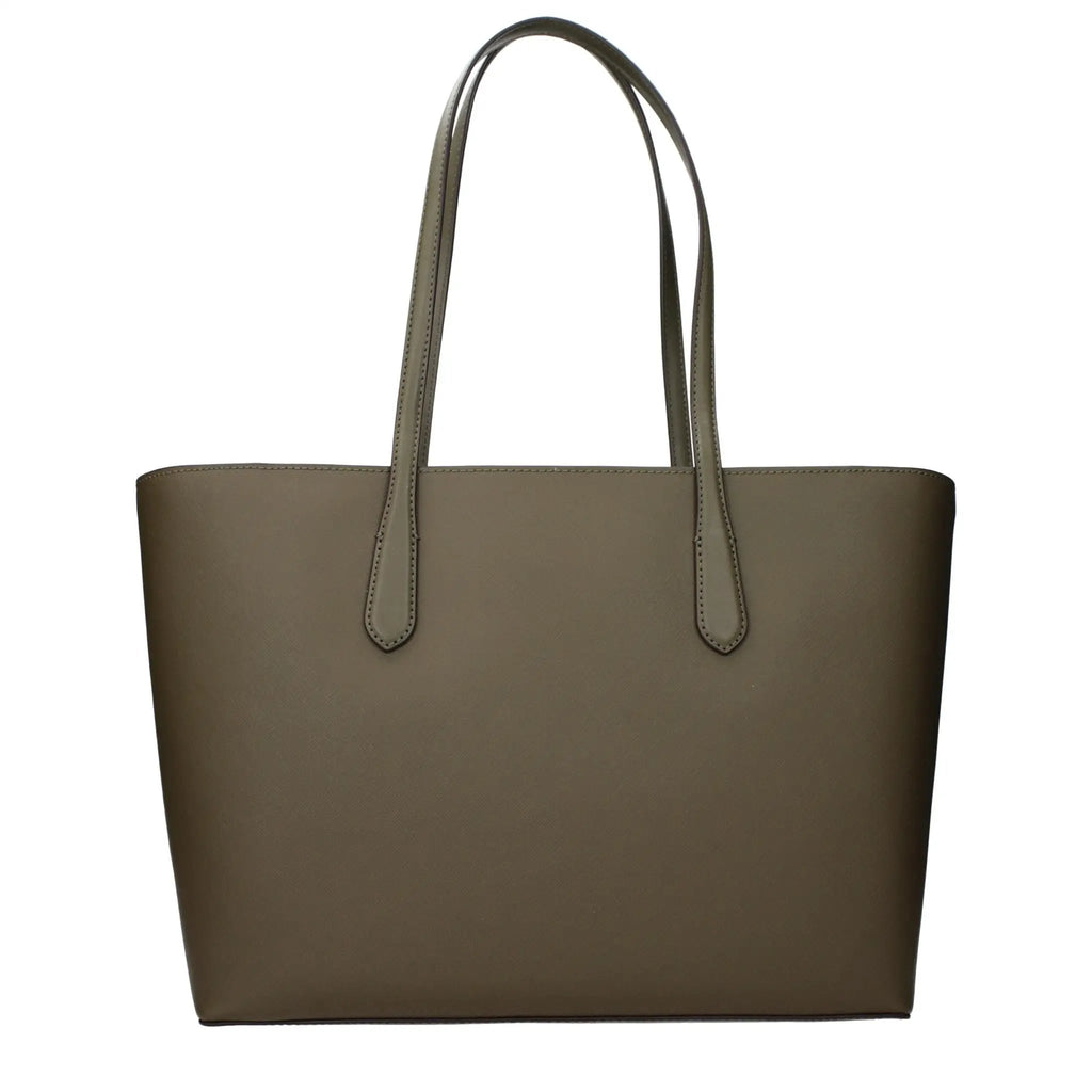 Michael Kors Green Fabric Shoulder Bag