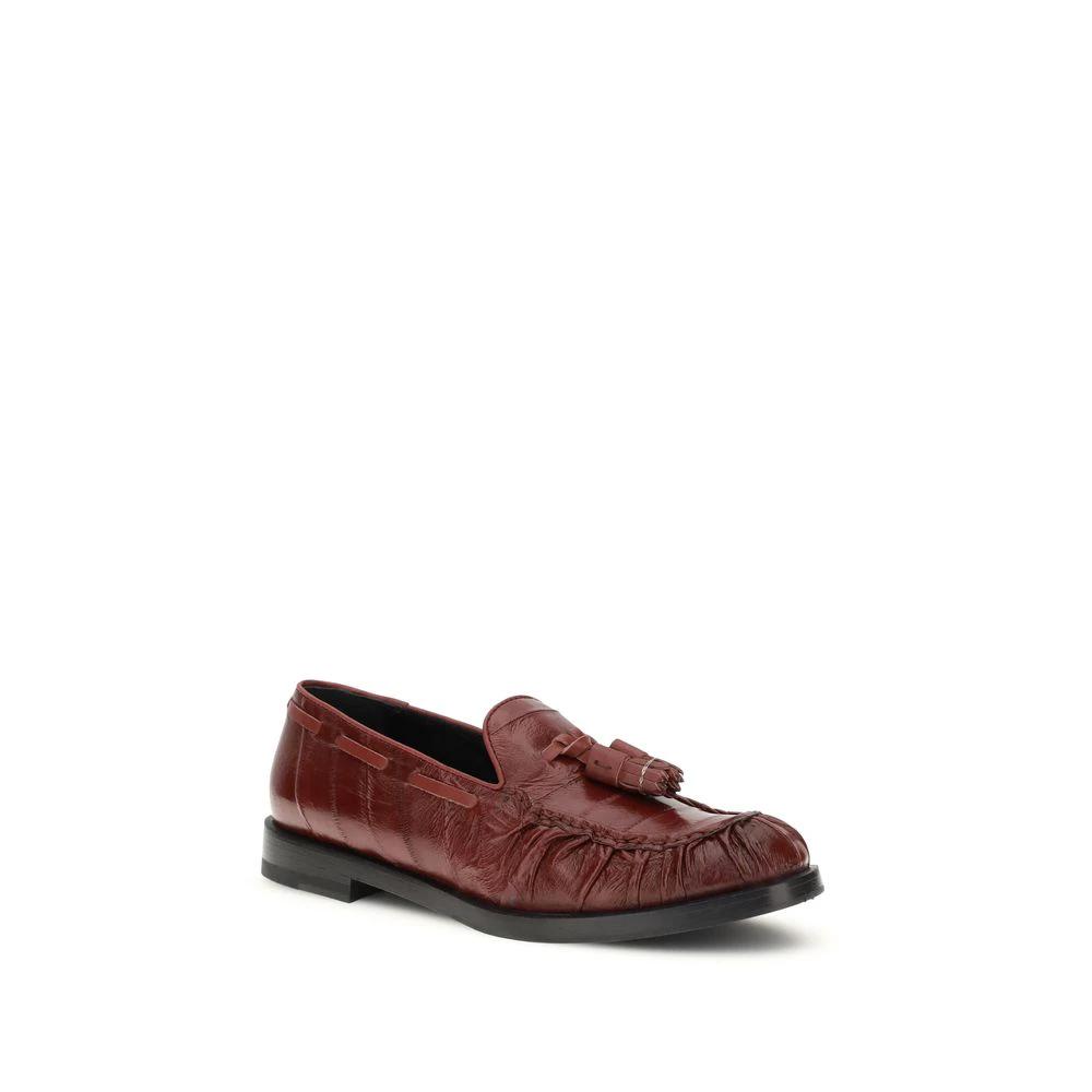 Fratelli Rossetti Bordeaux Rubber Slip-On Loafers by Fratelli Rossetti