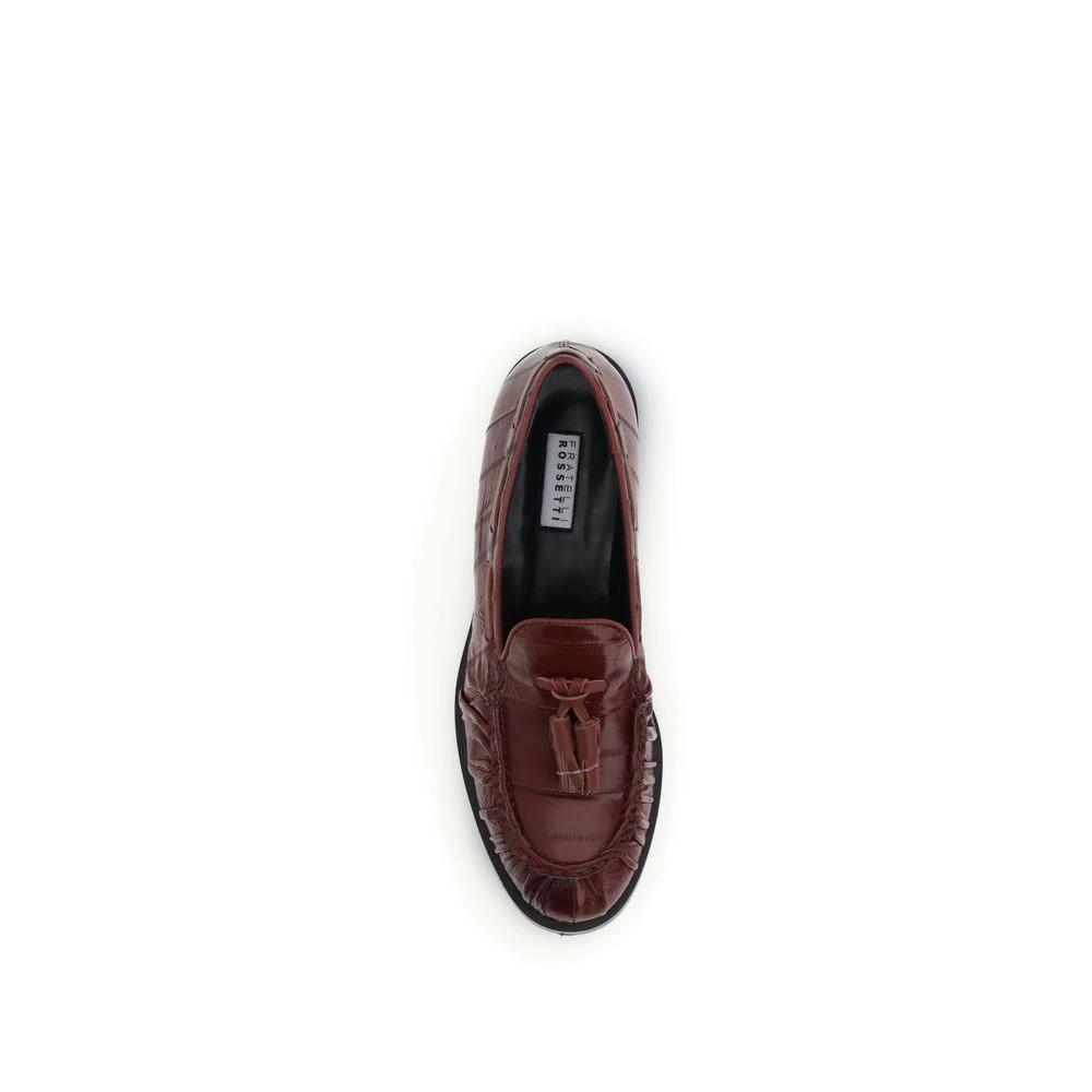 Fratelli Rossetti Bordeaux Rubber Slip-On Loafers by Fratelli Rossetti