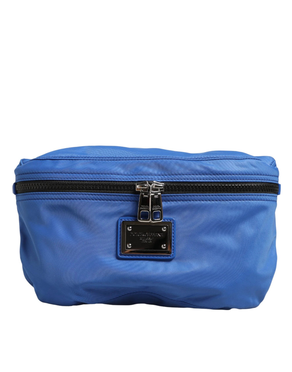 Dolce & Gabbana Blue Logo Plaque Nylon Waist Fanny Pack Men's Borse Bag by Dolce & Gabbana