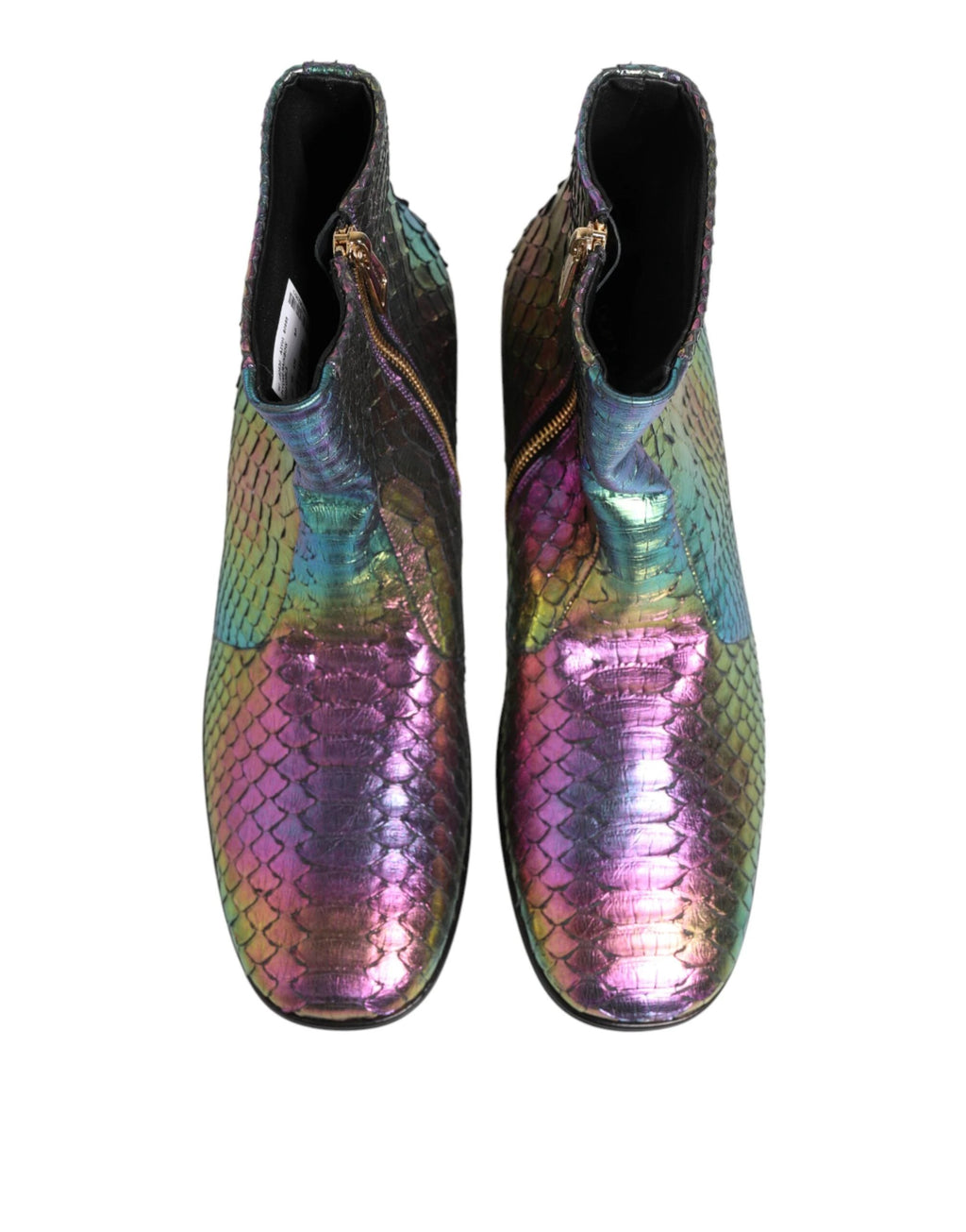 Dolce & Gabbana Multicolor Chelsea Short Ankle Boots Shoes by Dolce & Gabbana