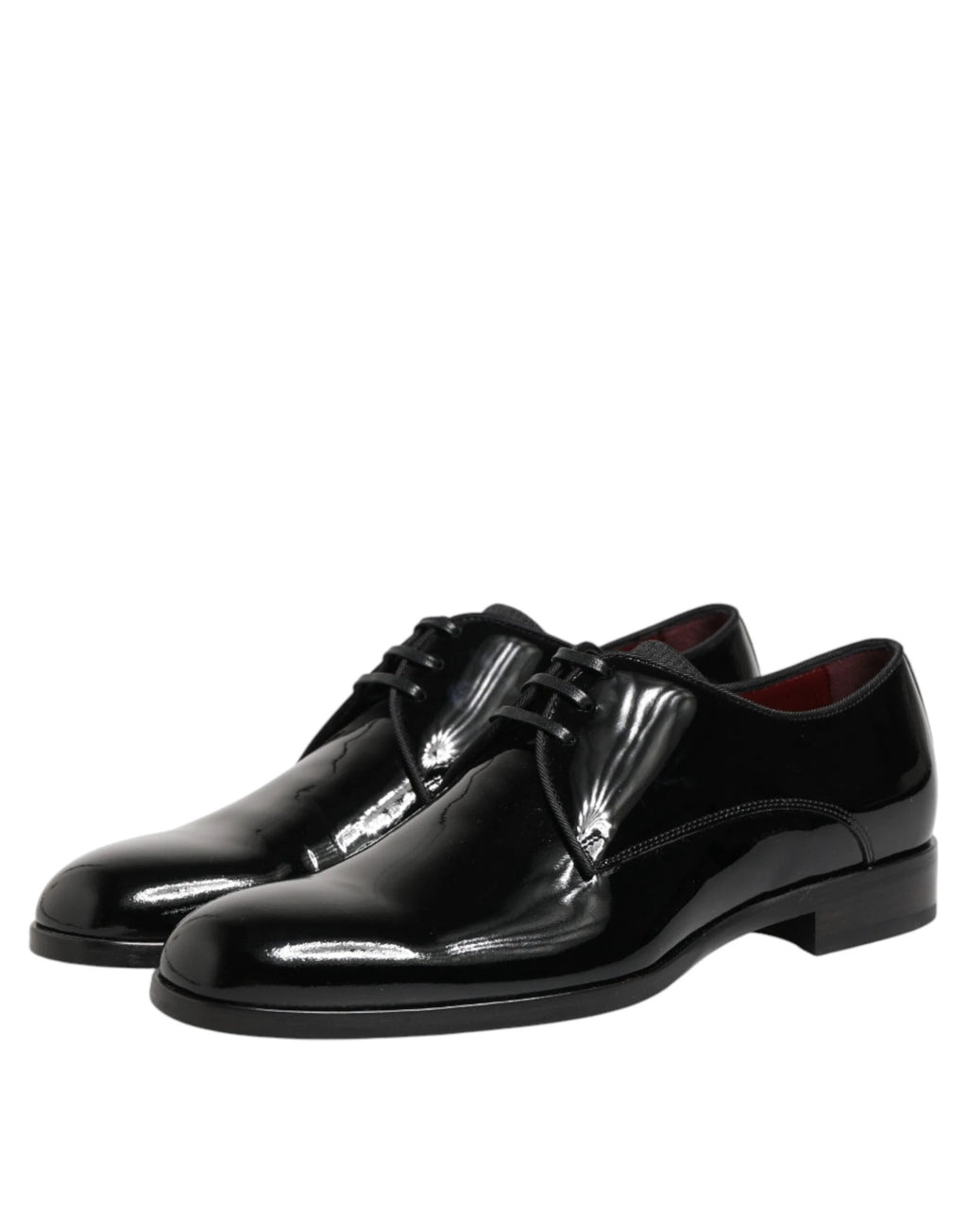Dolce & Gabbana Black Calfskin Leather Derby Dress Shoes by Dolce & Gabbana