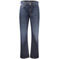 Jean taille haute en coton bleu Calvin Klein pour femme