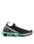 Dolce & Gabbana Black Slip On Sorrento Men Sneakers Shoes by Dolce & Gabbana