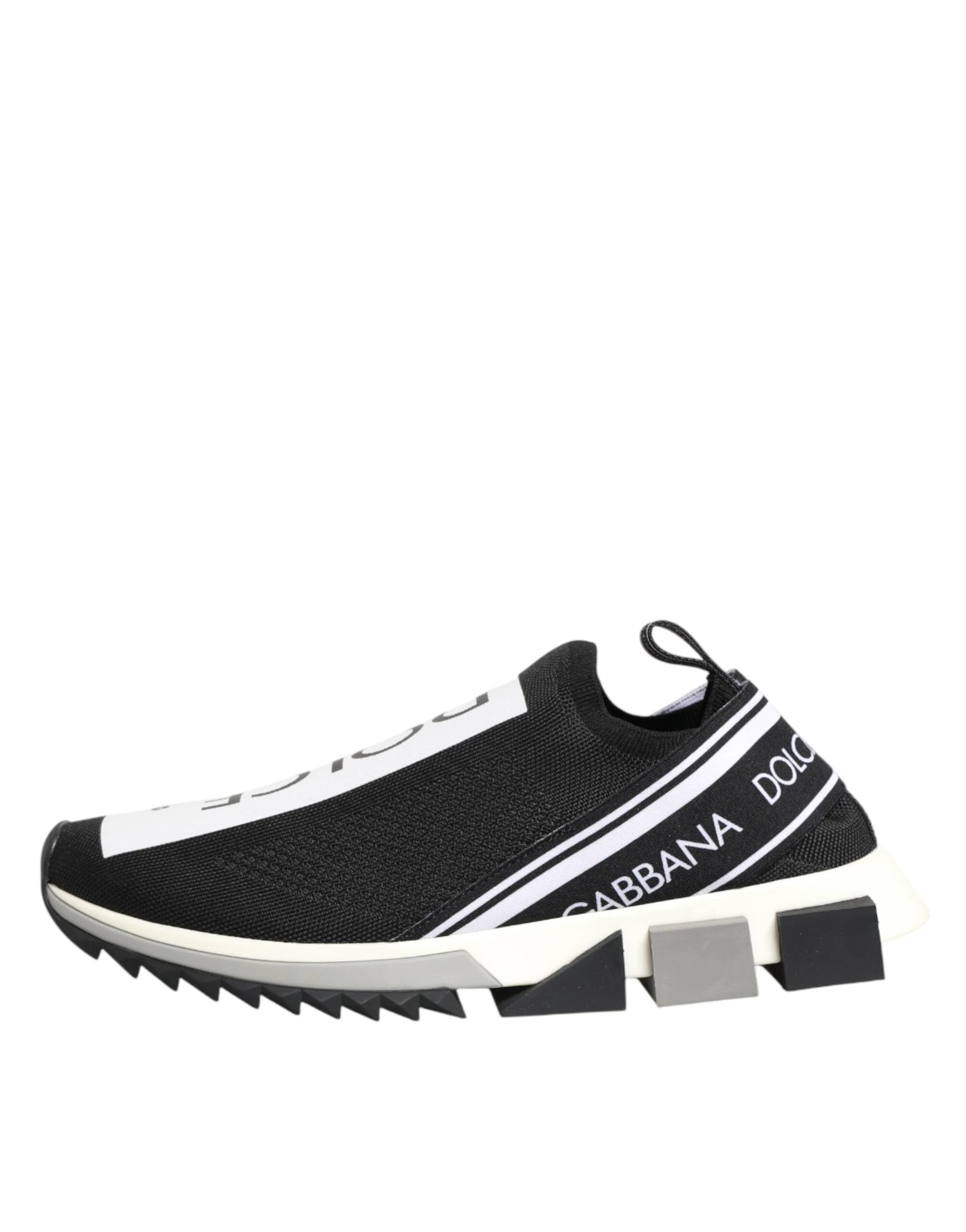 Dolce & Gabbana Black Slip On Sorrento Men Sneakers Shoes by Dolce & Gabbana