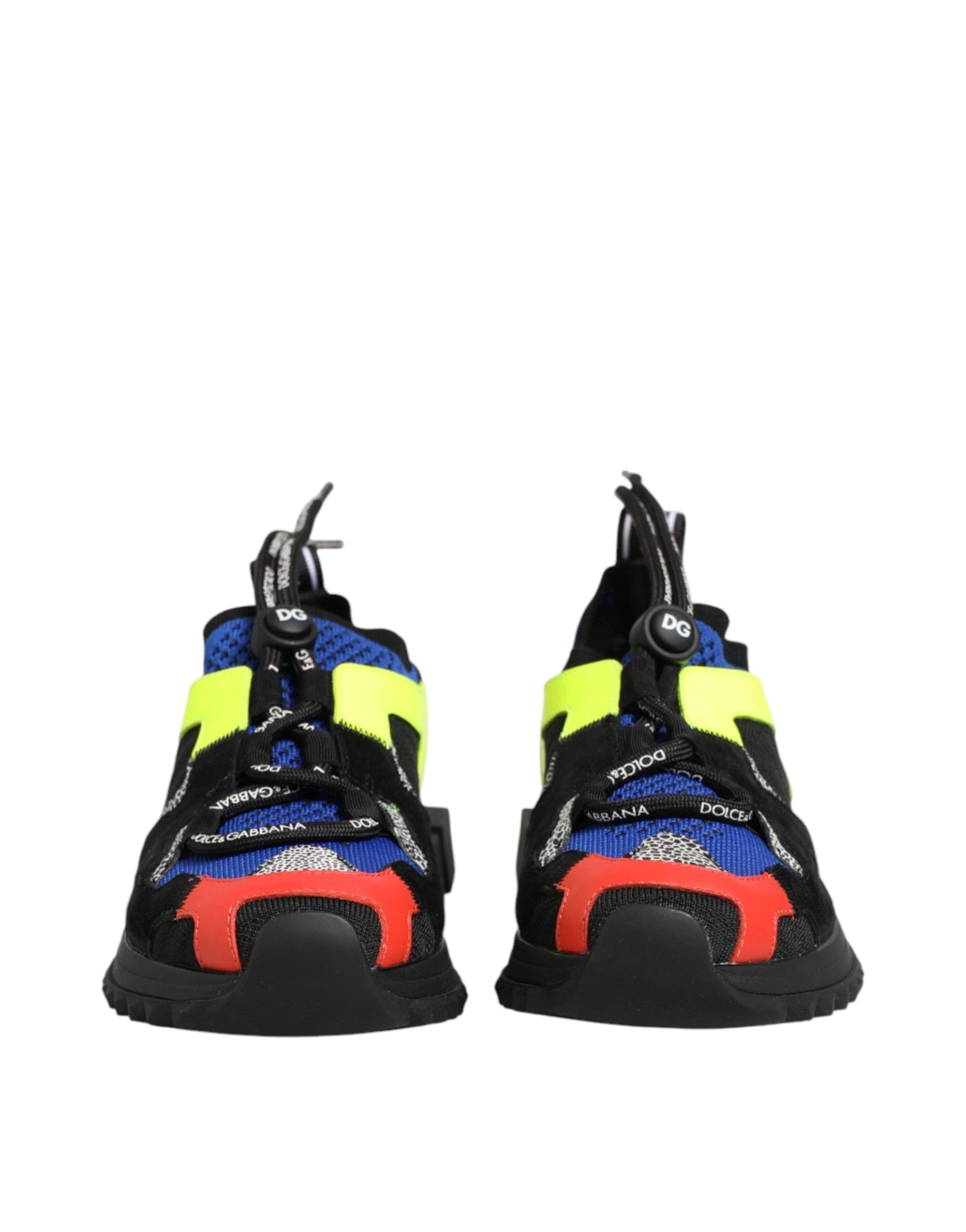 Dolce & Gabbana Multicolor Low Top Sorrento Sneakers Shoes by Dolce & Gabbana