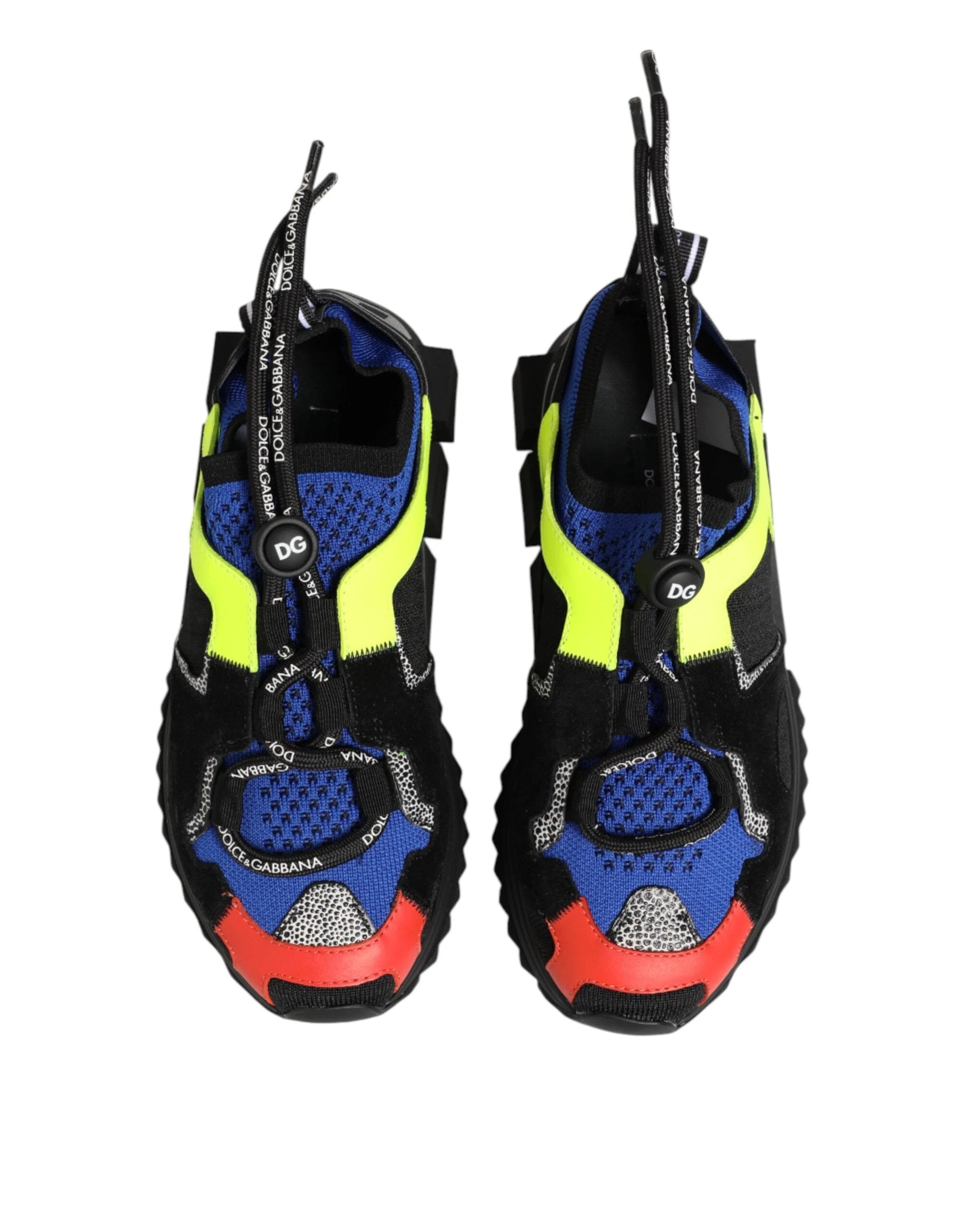 Dolce & Gabbana Multicolor Low Top Sorrento Sneakers Shoes by Dolce & Gabbana