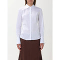 Women’s White Cotton Shirt Dress – Pinko Elegant Long Sleeve Dress