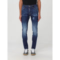 Men’s Blue Skinny Jeans – Dsquared2 Faded Distressed Denim