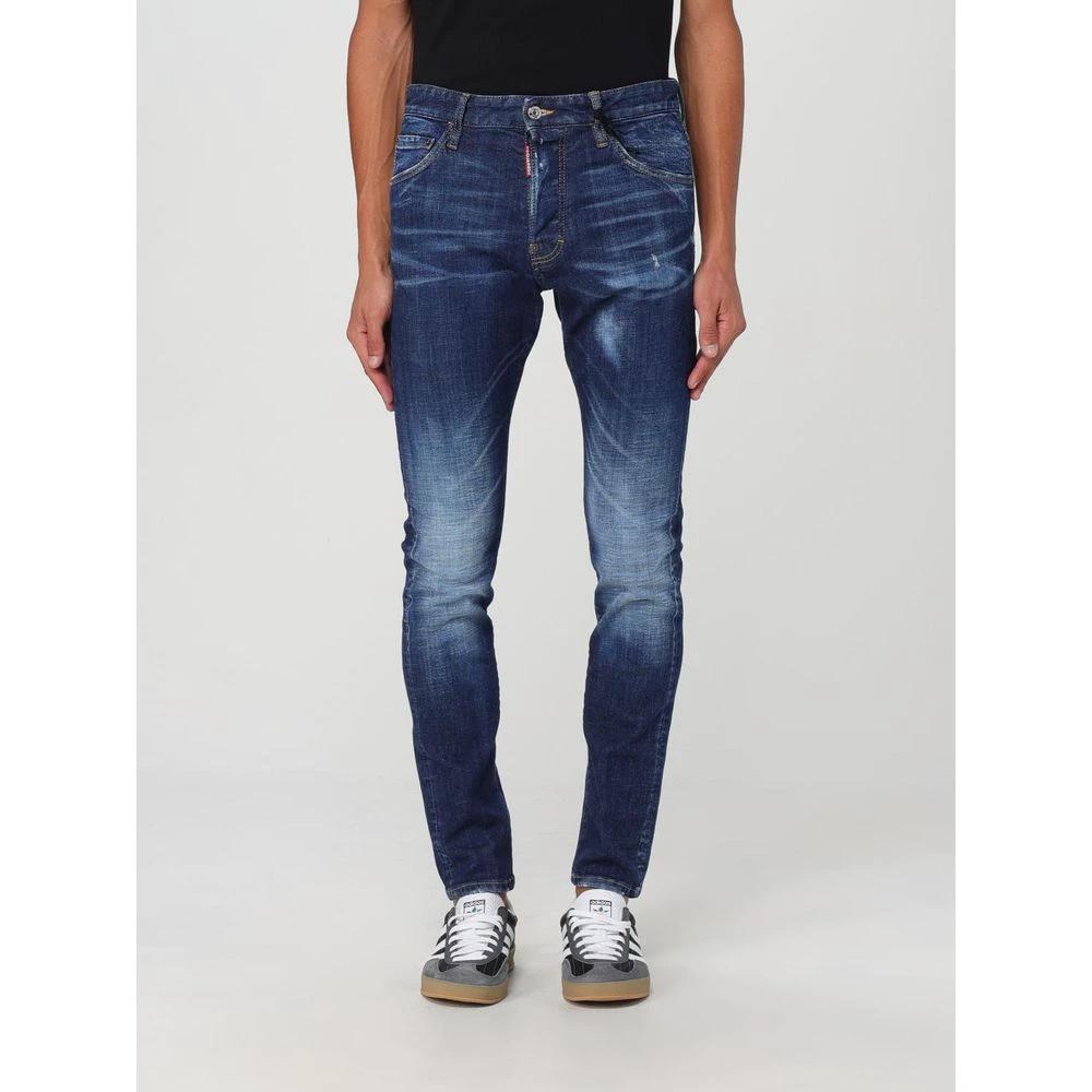 Dsquared² Blue Cotton Skinny Jeans by Dsquared²