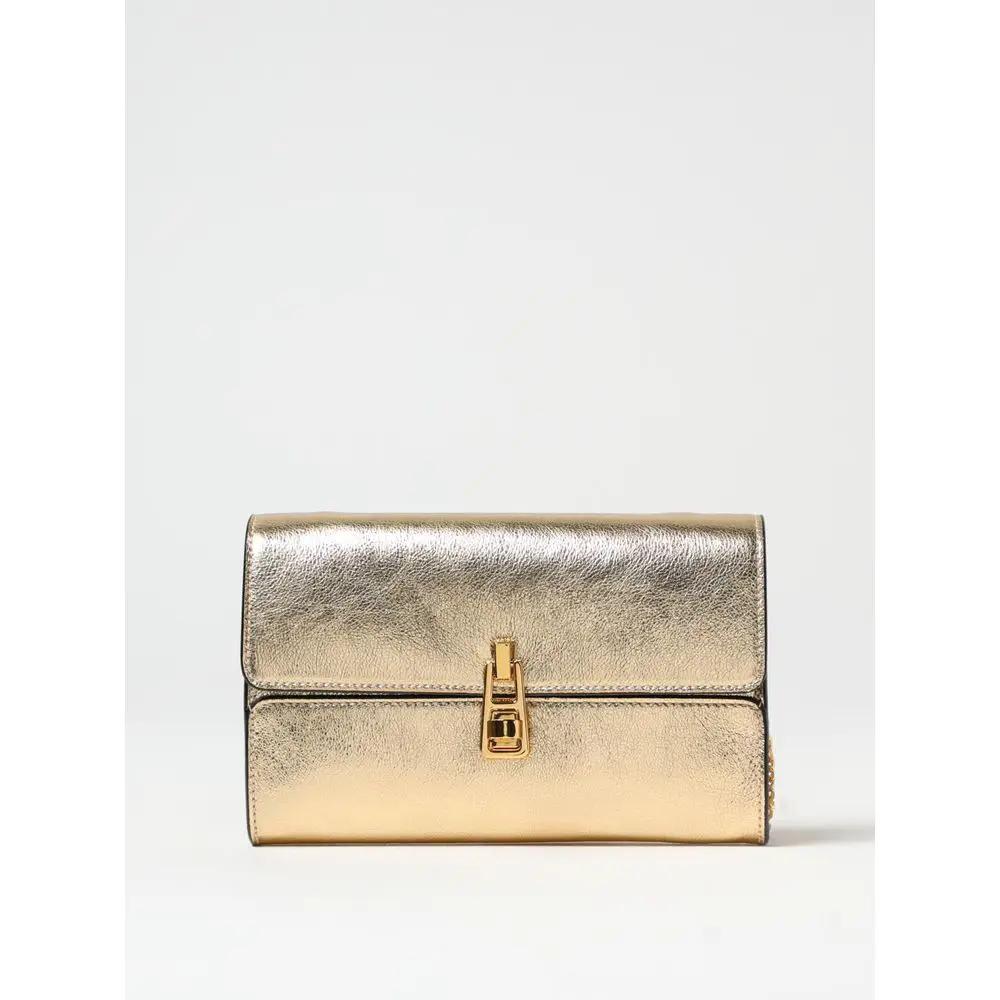 Sac bandoulière Coccinelle en cuir doré