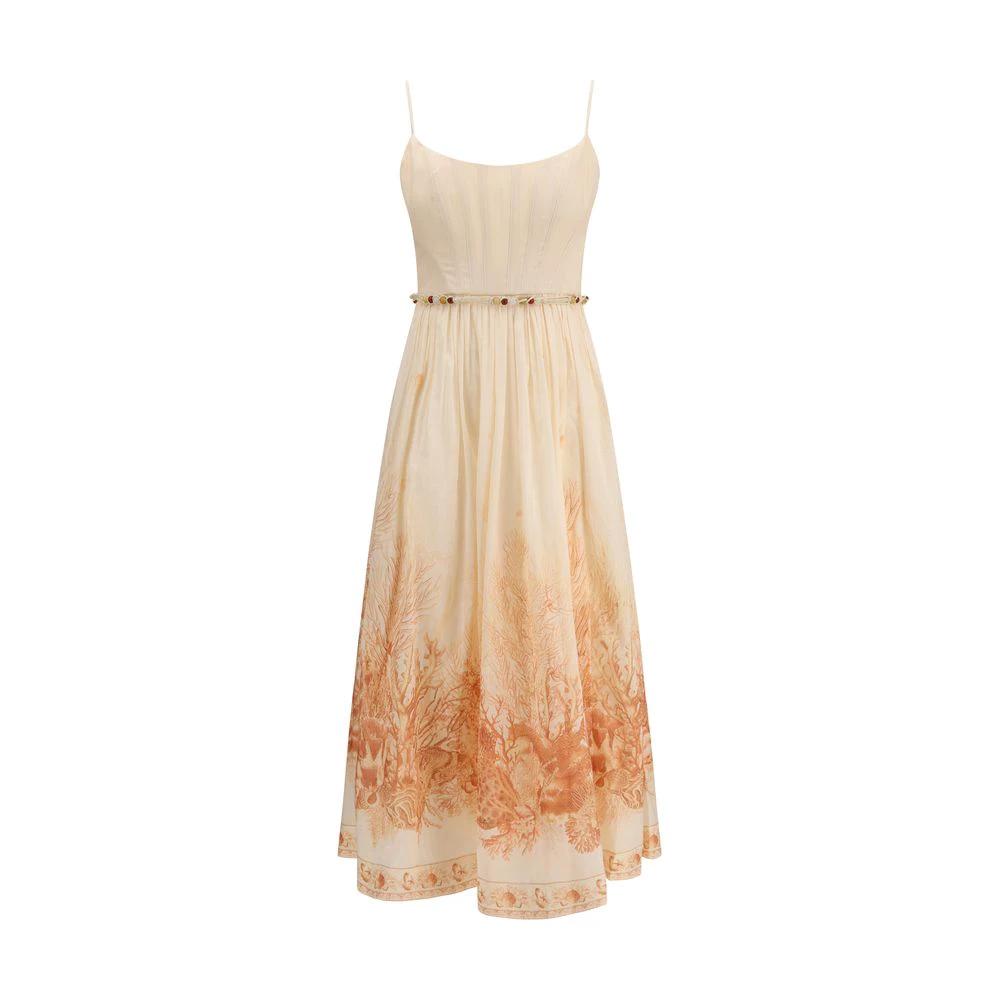 Zimmermann Multicolor Cotton Long Dress by Zimmermann