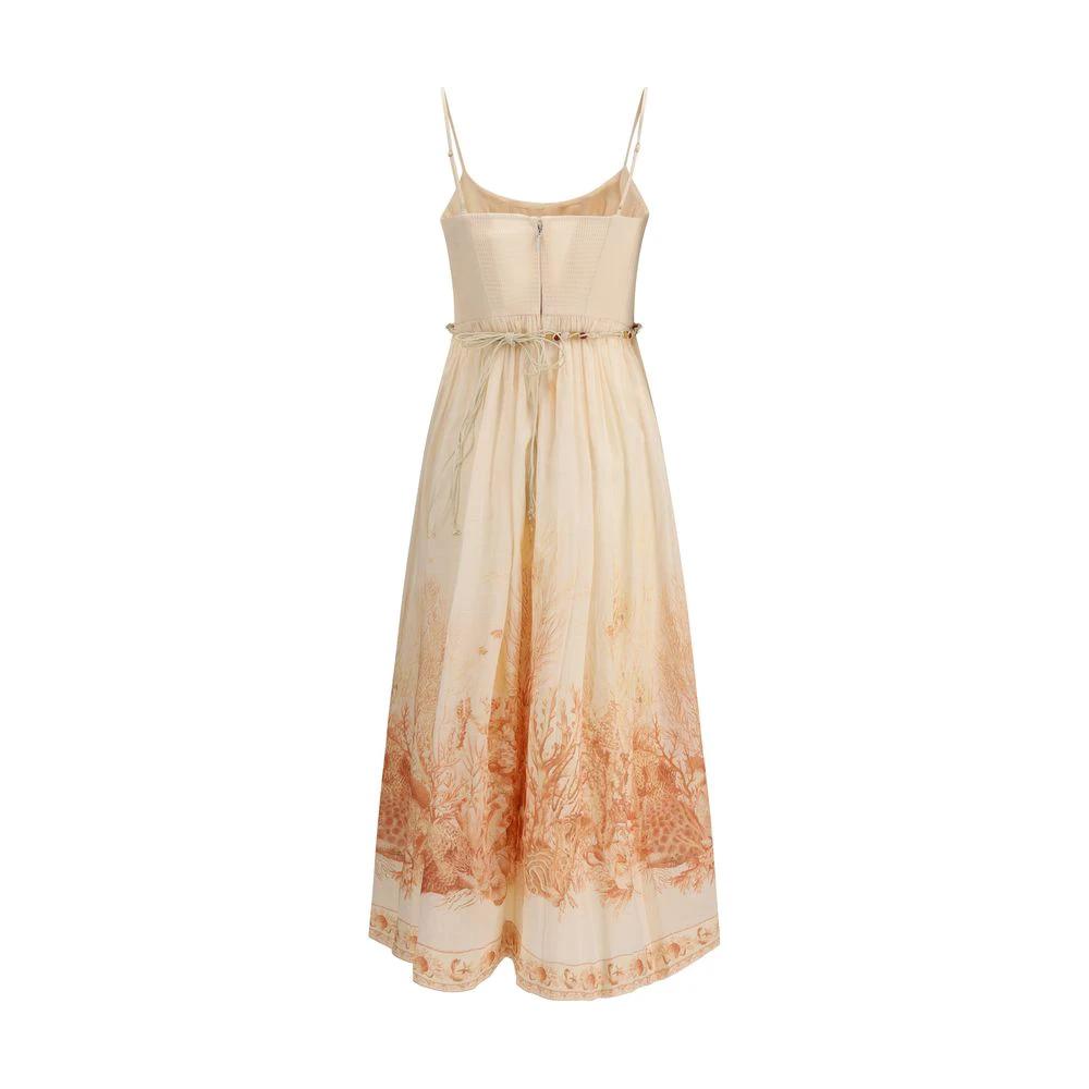 Zimmermann Multicolor Cotton Long Dress by Zimmermann