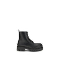Bottes à lacets Balenciaga Bos Taurus en cuir de veau noir