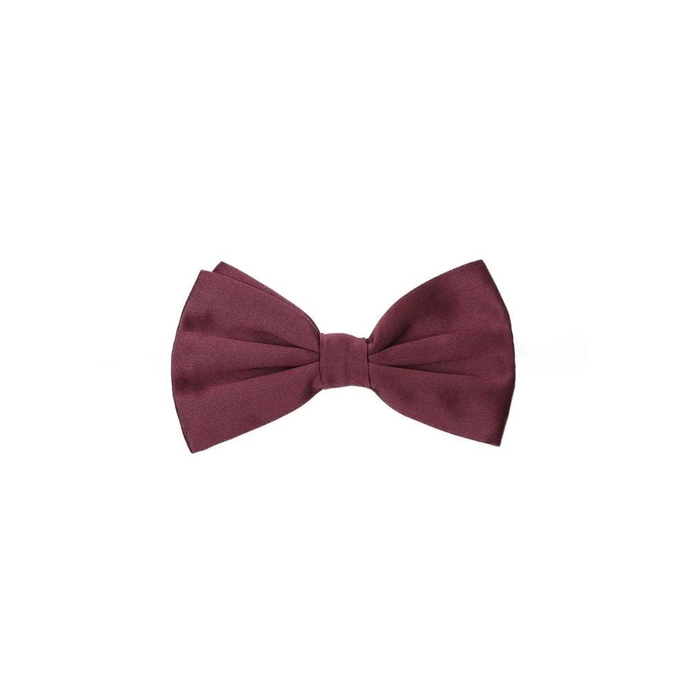 Dolce & Gabbana Bordeaux Silk Bowtie by Dolce & Gabbana