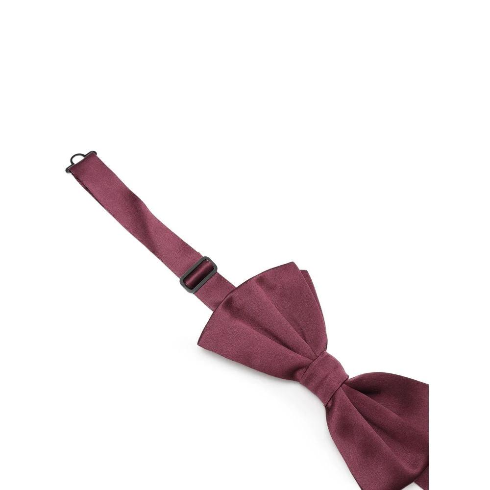 Dolce & Gabbana Bordeaux Silk Bowtie by Dolce & Gabbana