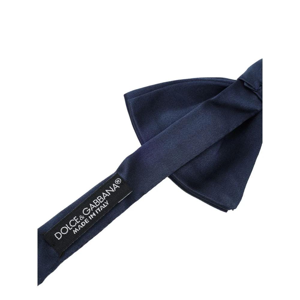Dolce & Gabbana Blue Silk Bowtie by Dolce & Gabbana