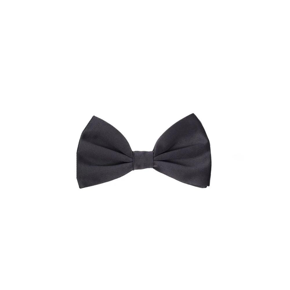 Dolce & Gabbana Gray Silk Bowtie by Dolce & Gabbana