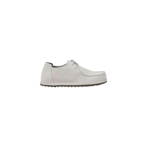 Birkenstock White Leather Slip-On Loafers by Birkenstock