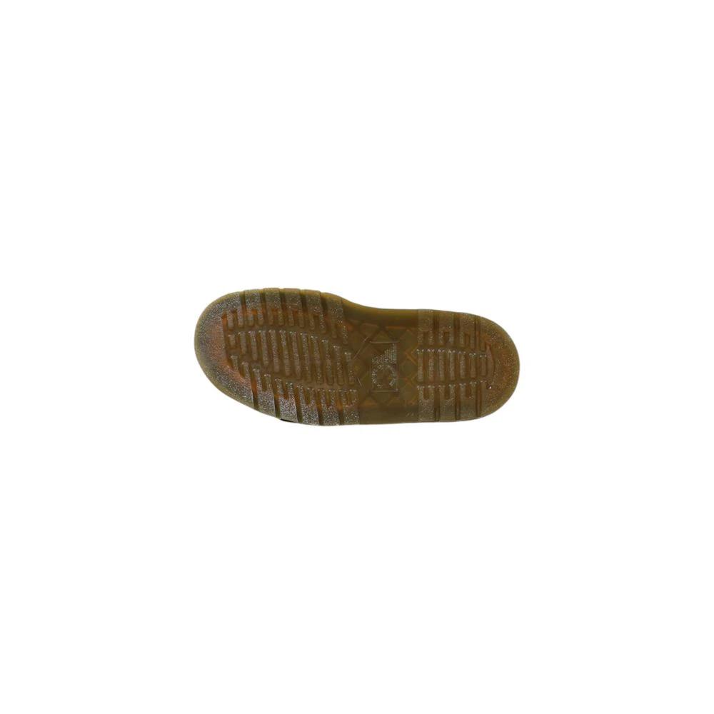 Dr. Martens Black Leather Flat Sandals by Dr. Martens