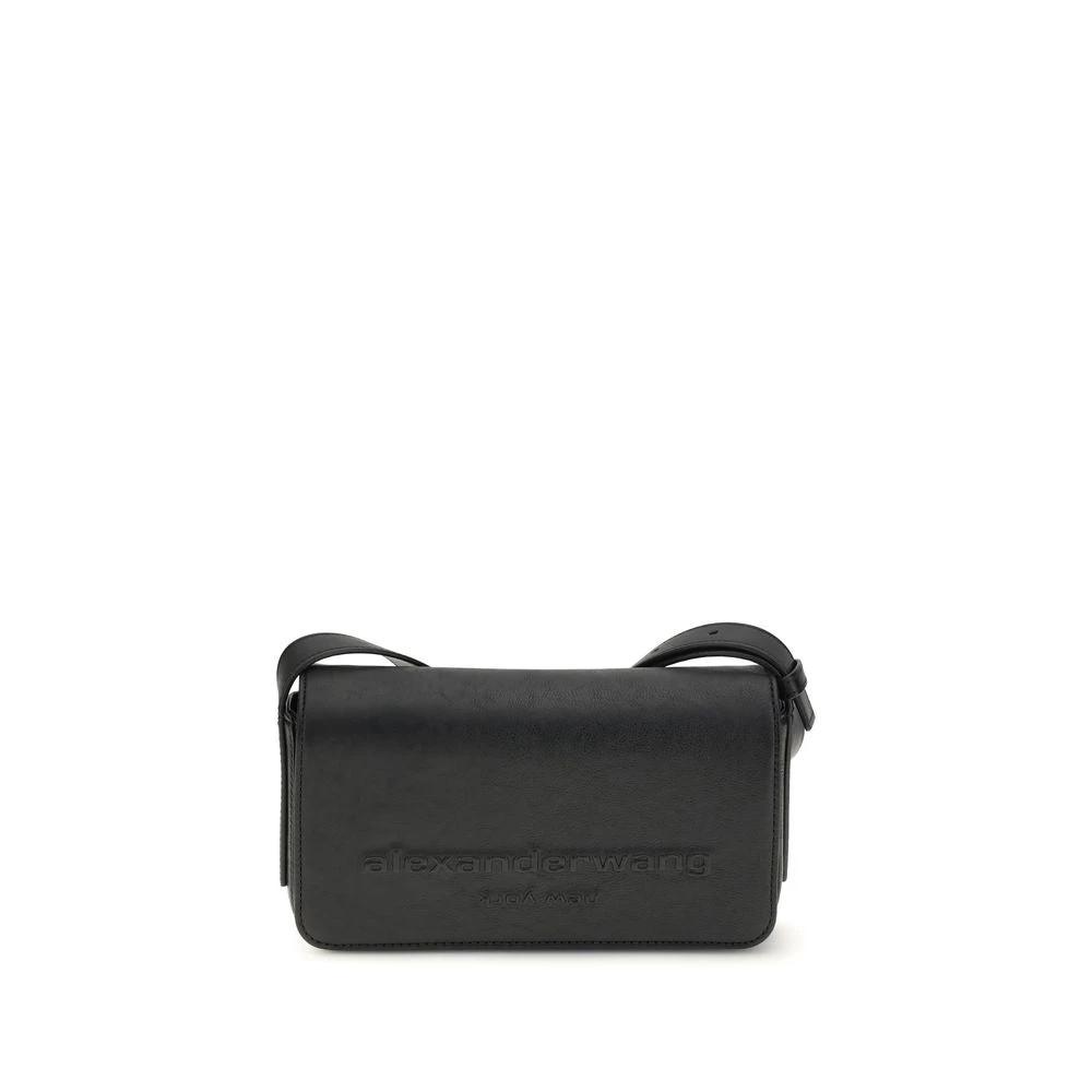 Alexander Wang Black Calf Leather Bos Taurus Shoulder Bag by Alexander Wang