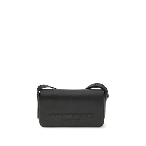 Alexander Wang Black Calf Leather Bos Taurus Shoulder Bag by Alexander Wang