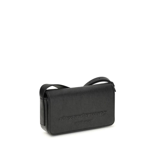 Alexander Wang Black Calf Leather Bos Taurus Shoulder Bag by Alexander Wang