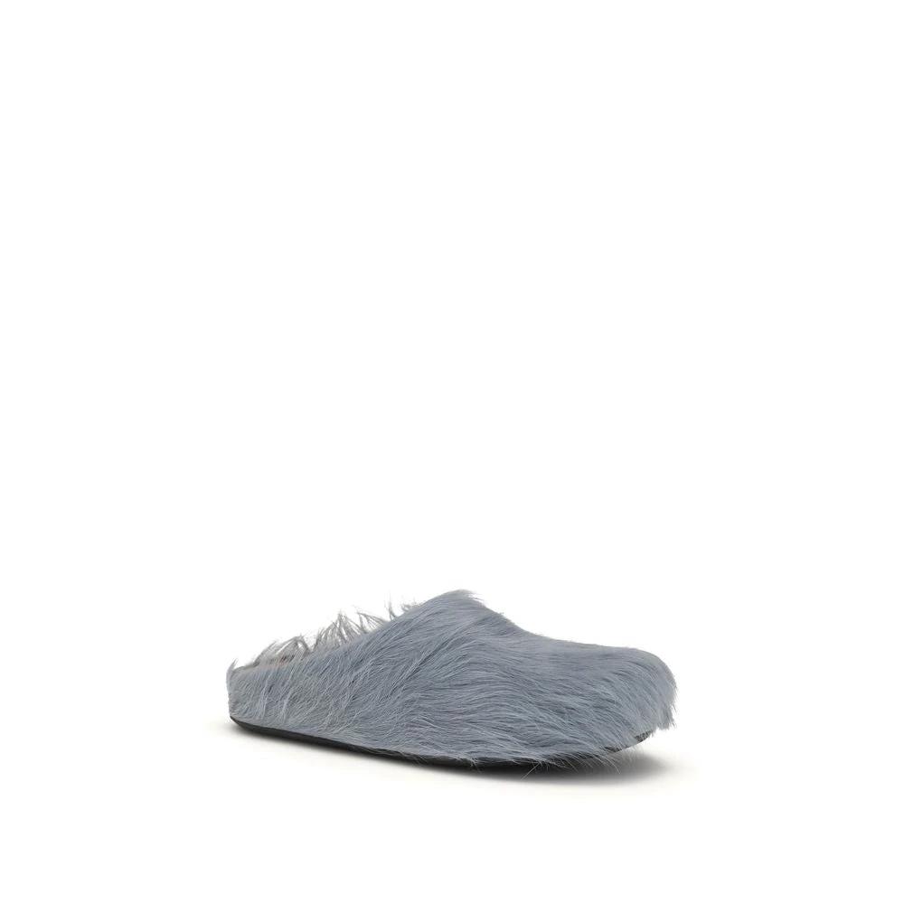 Marni Blue Rubber Mules by Marni