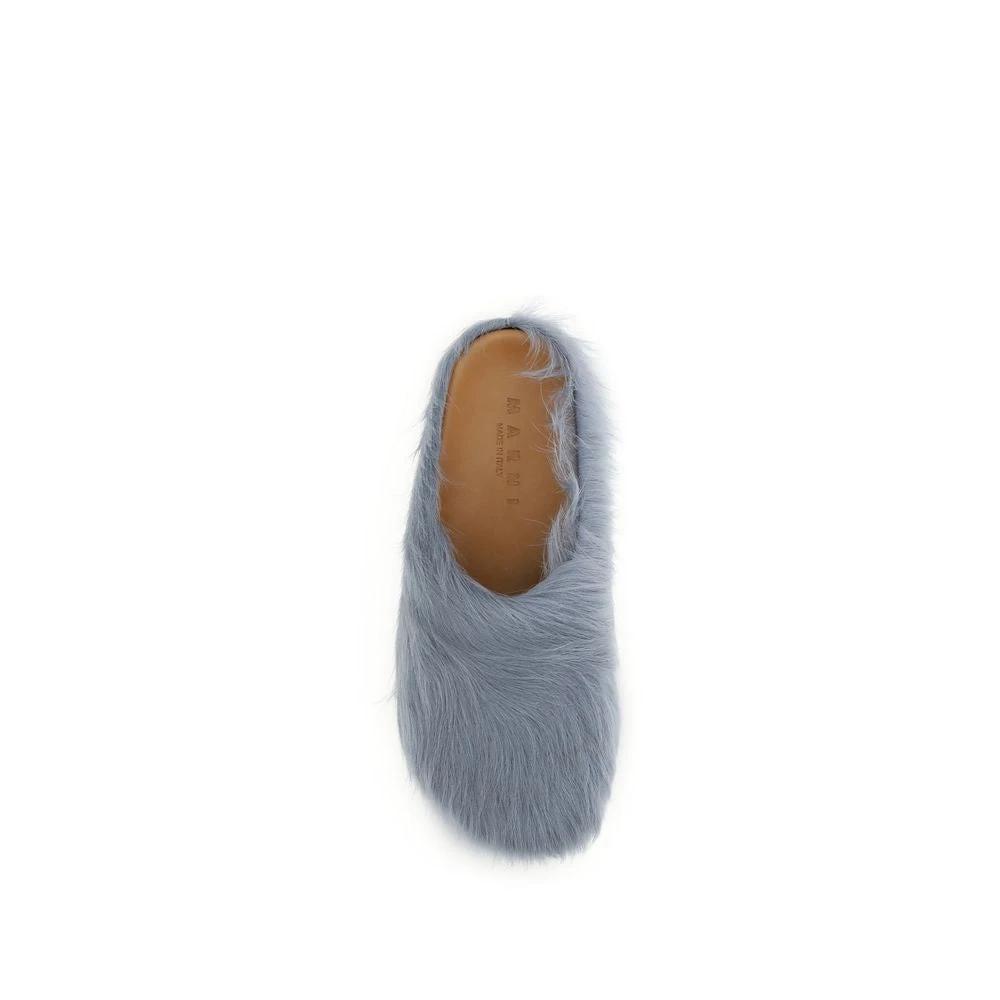 Marni Blue Rubber Mules by Marni