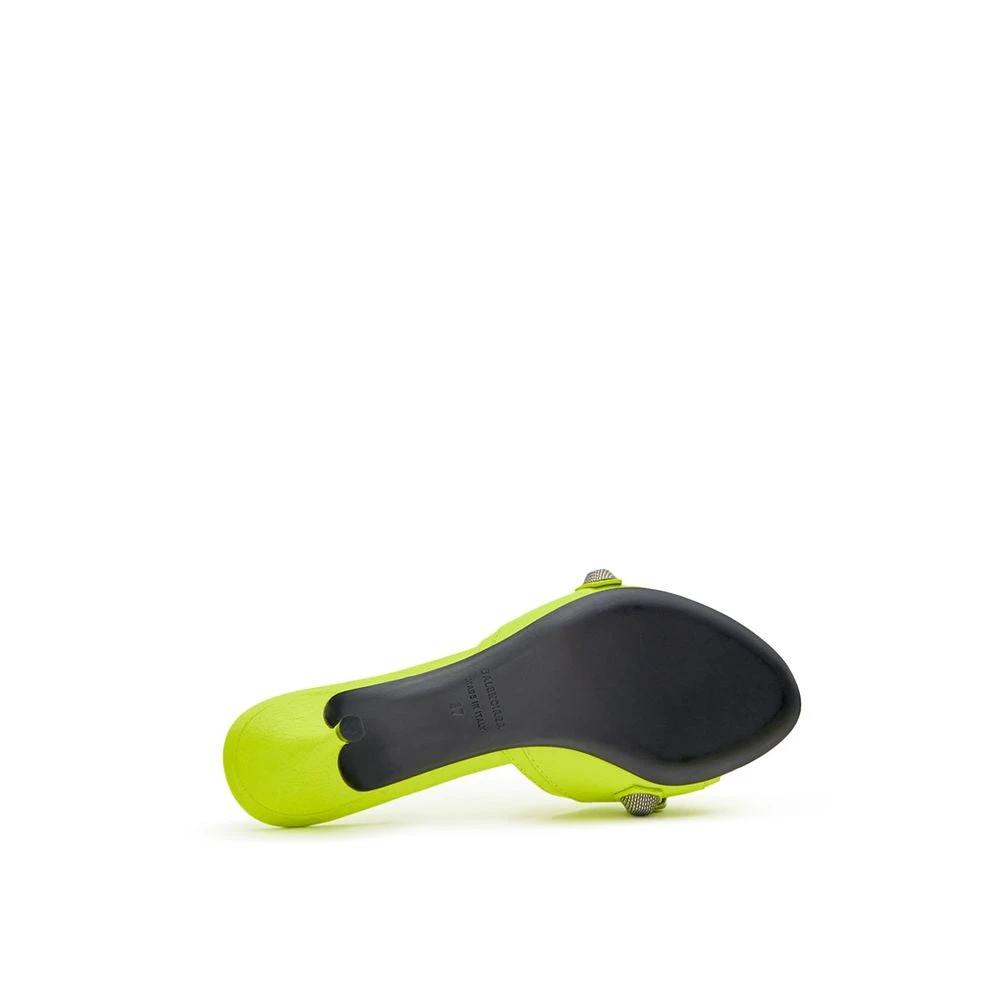 Balenciaga Yellow Leather Mules by Balenciaga