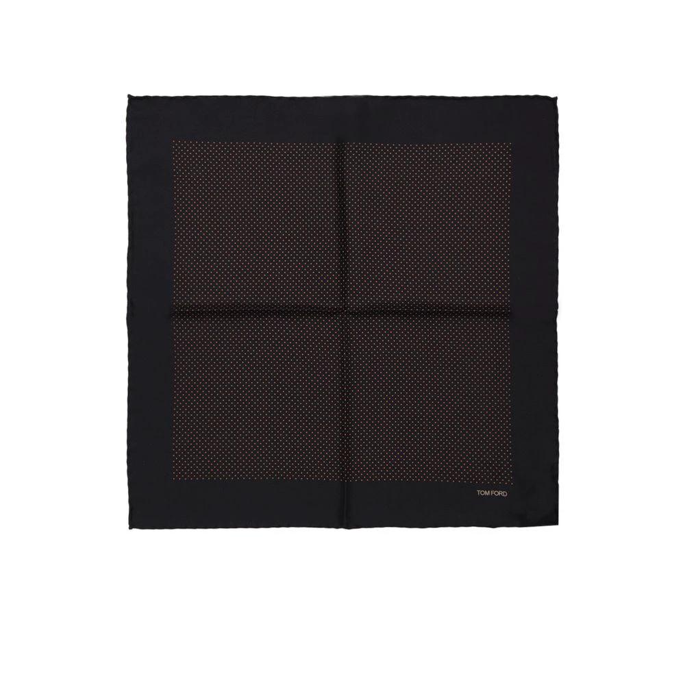 Tom Ford Black Silk Pocket Square by Tom Ford