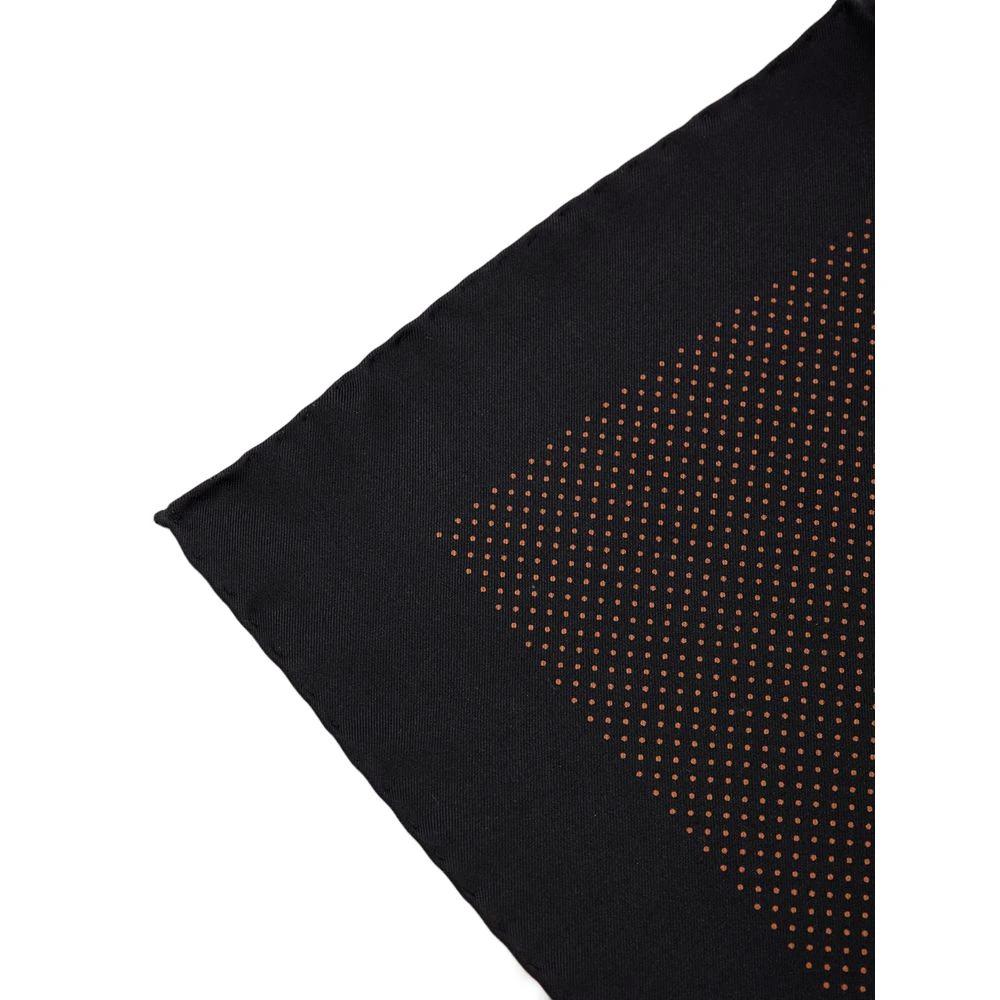 Tom Ford Black Silk Pocket Square by Tom Ford
