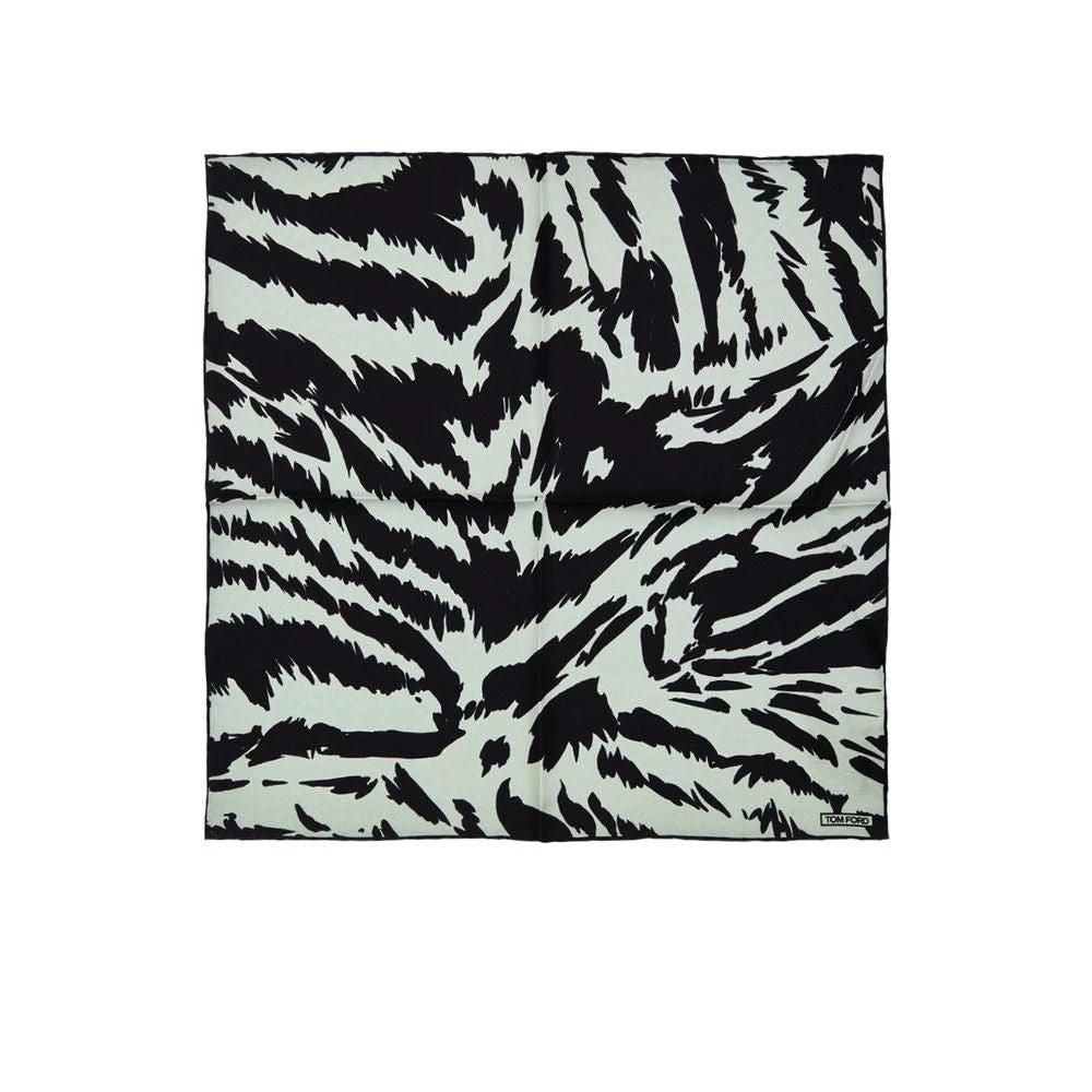 Tom Ford Gray Silk Pocket Square by Tom Ford