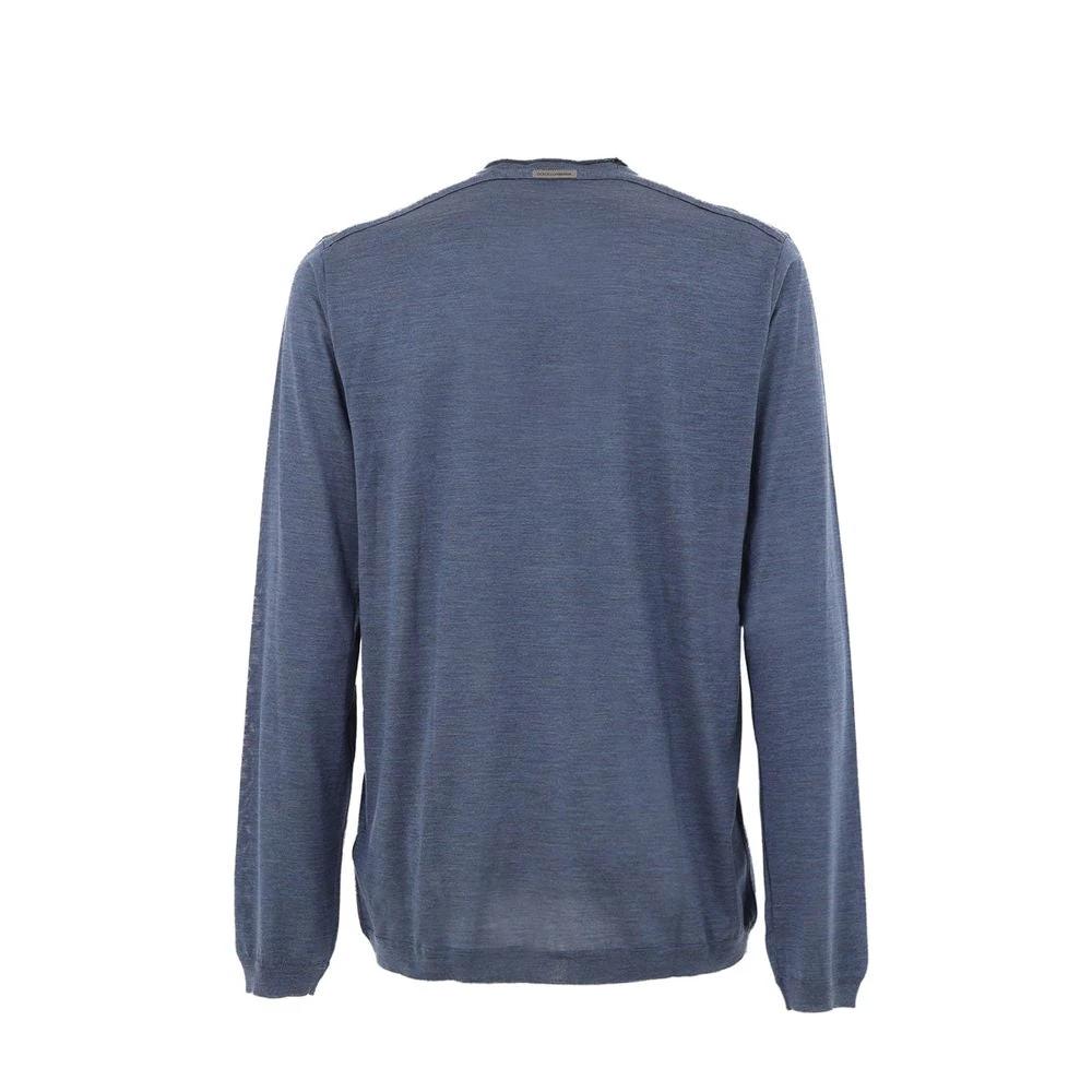 Dolce & Gabbana Blue Silk Sweatshirt by Dolce & Gabbana